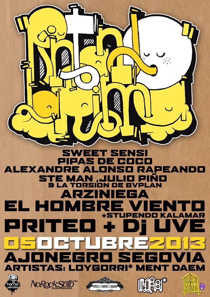 Priteo y DJ UVE en Segovia (2013)