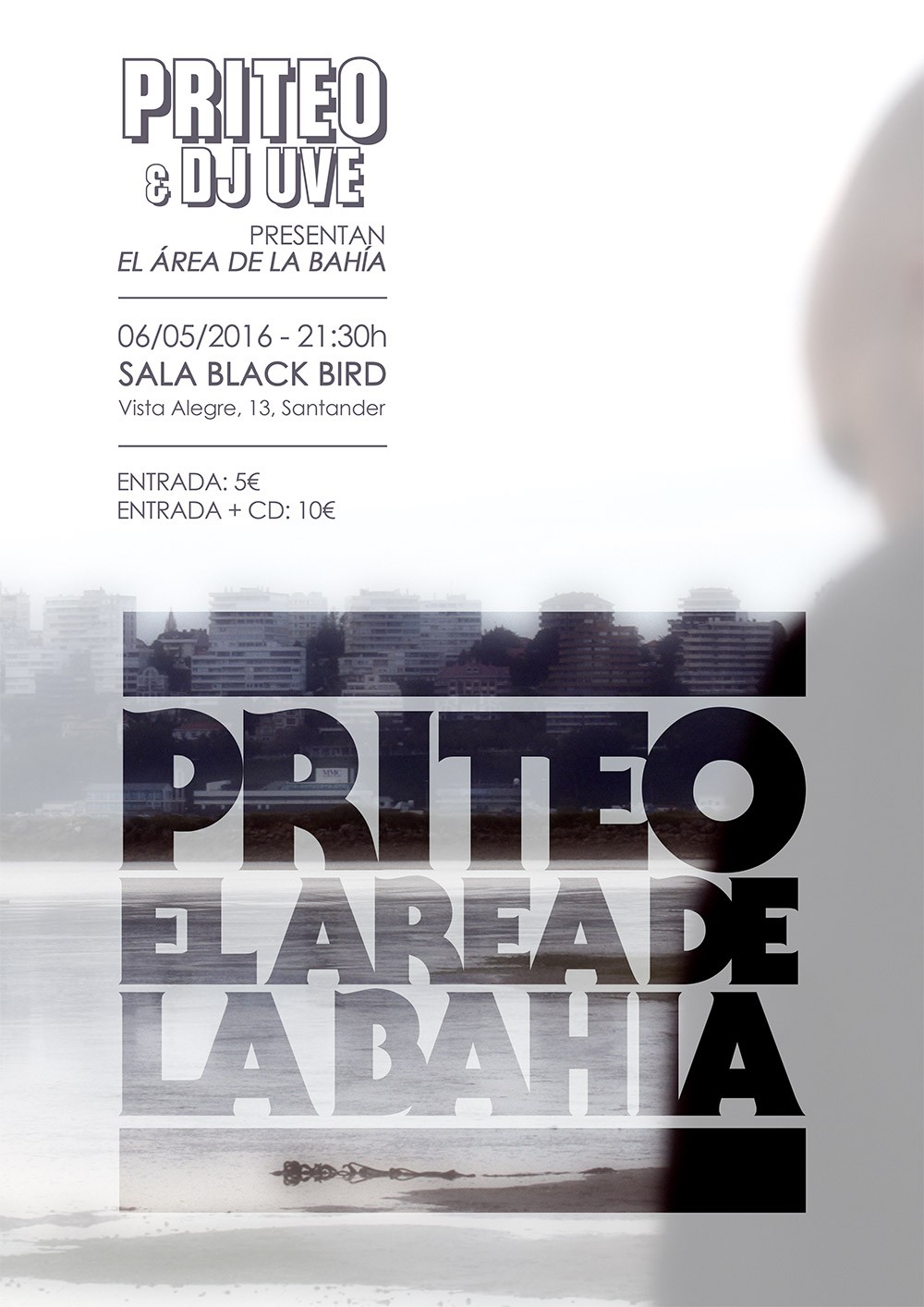 Cartel de presentación del Área de la Bahía, de Priteo