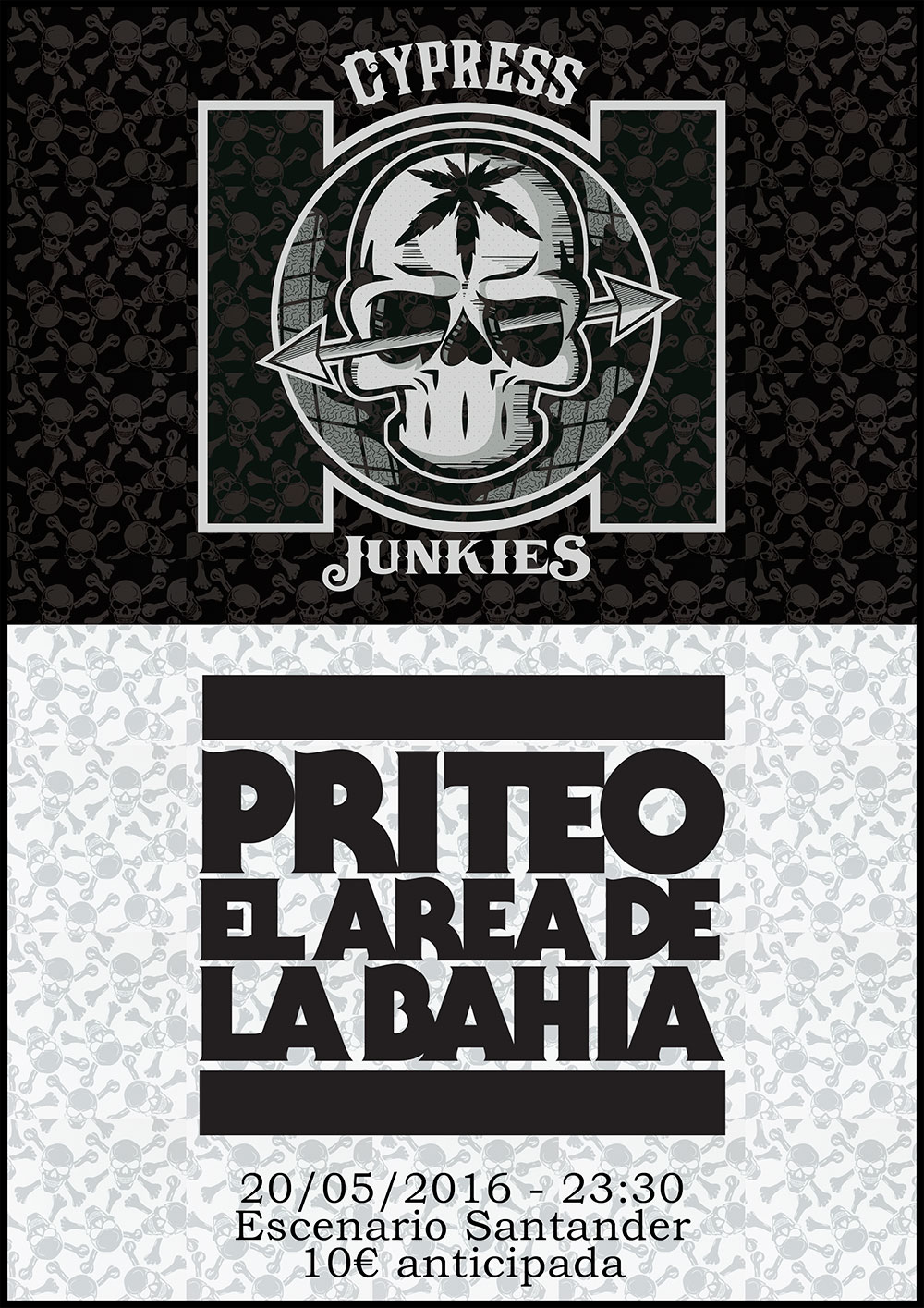 En directo: Cypress Junkies y Priteo con DJ UVE