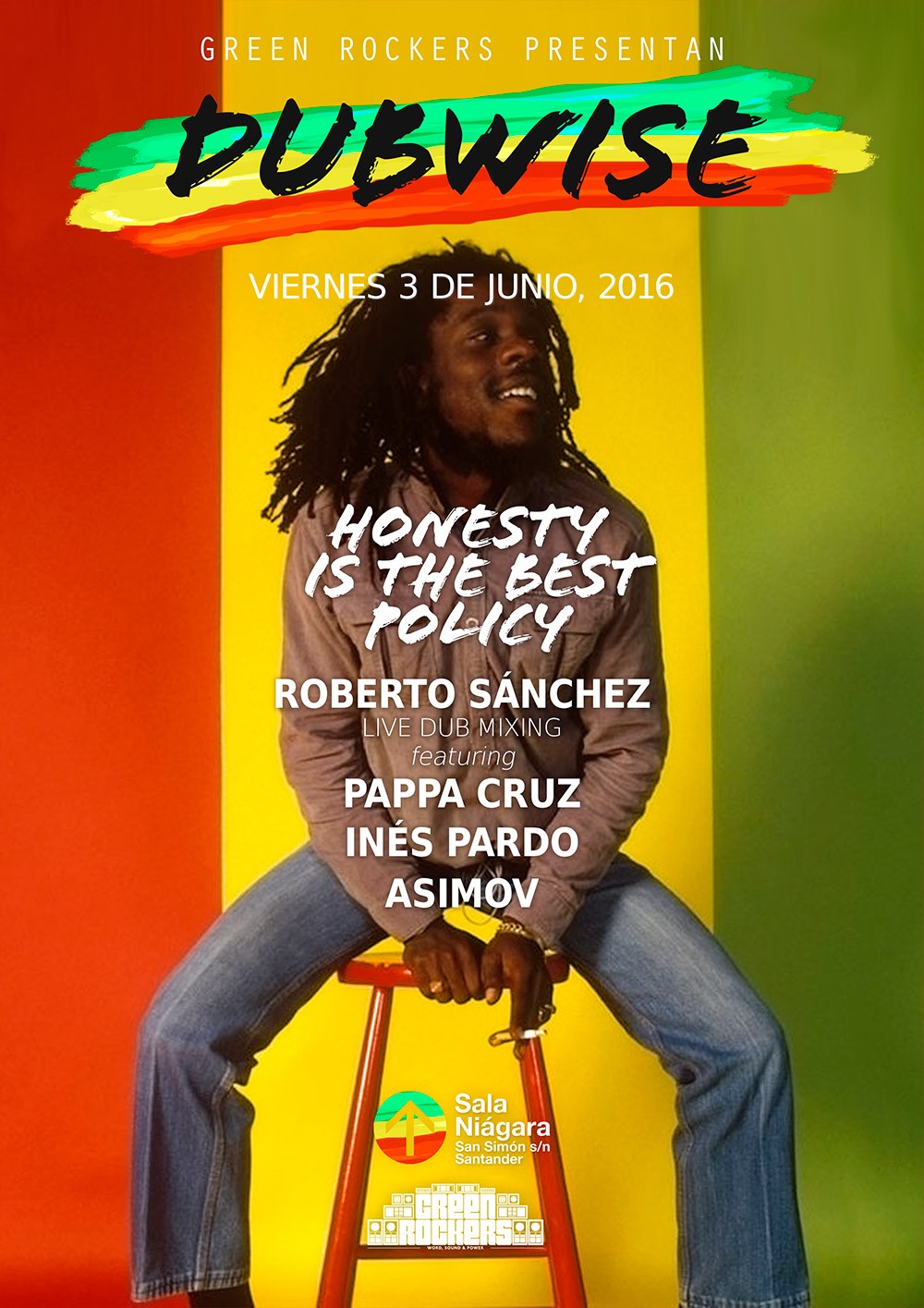 Dubwise 16 con Roberto Sánchez, Pappa Cruz, Inés Pardo y Asimov