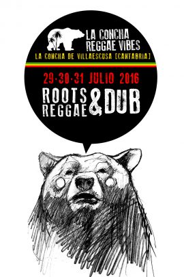 Cartel de La Concha Reggae Vibes 2016 - Novena edición