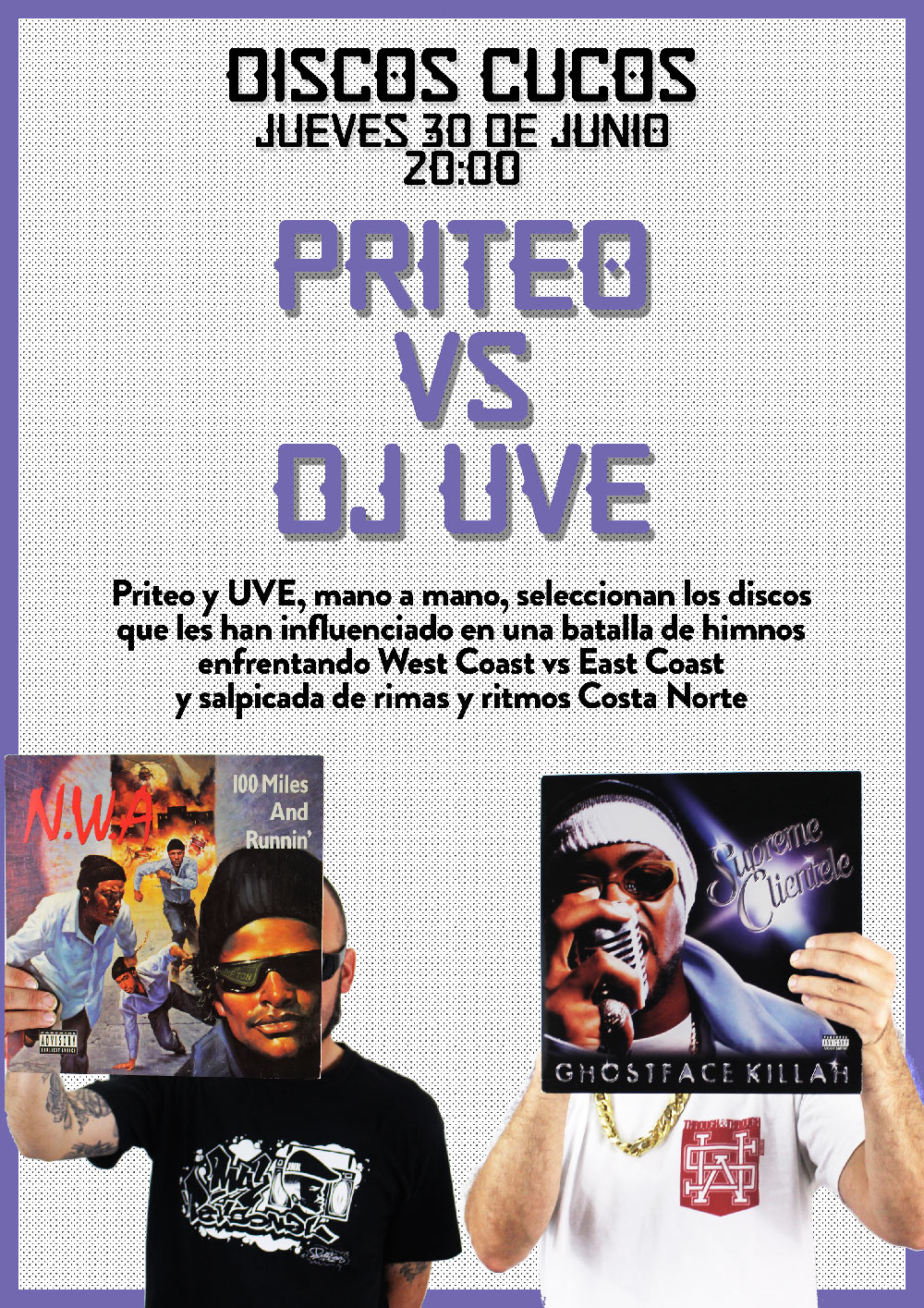 Priteo vs DJ UVE en Discos Cucos