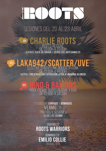Laka942, Scatter y UVE en el cartel del Roots Santander