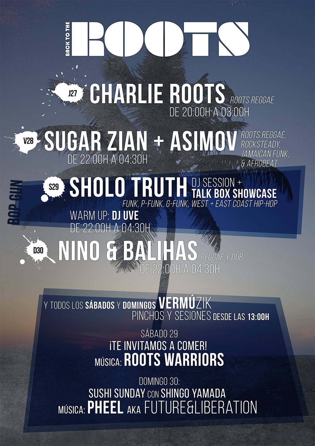 Sholo Truth con DJ UVE - Sugar Zian con Asimov - Roots