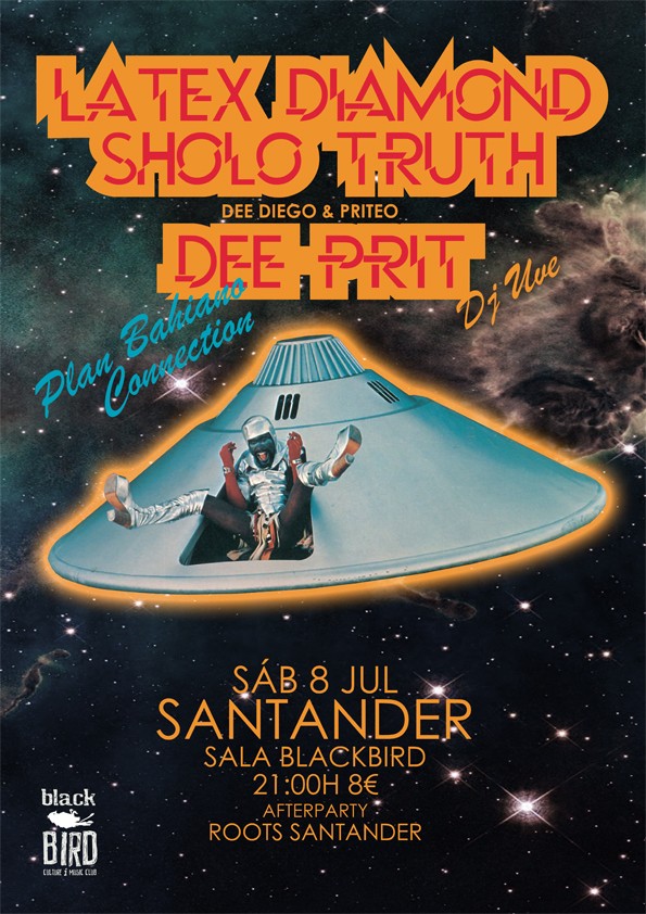 Latex Diamond, Sholo Truth y Dee Prit en directo