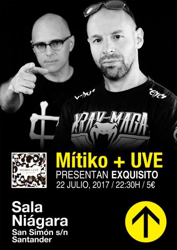 Cartel del concierto de Mítiko + UVE en la Sala Niágara