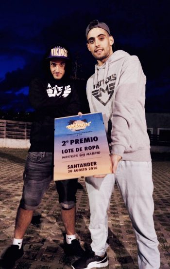 Los ganadores del 2º premio del Breakin' Beach 2016