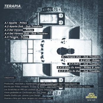 Priteo & Dub Troubles - Terapia (Contraportada)