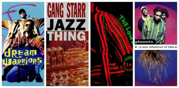 En la etiqueta mediática de Jazz Rap entraban grupos como Dream Warriors, Gang Starr, A.T.C.Q. o Digable Planets 