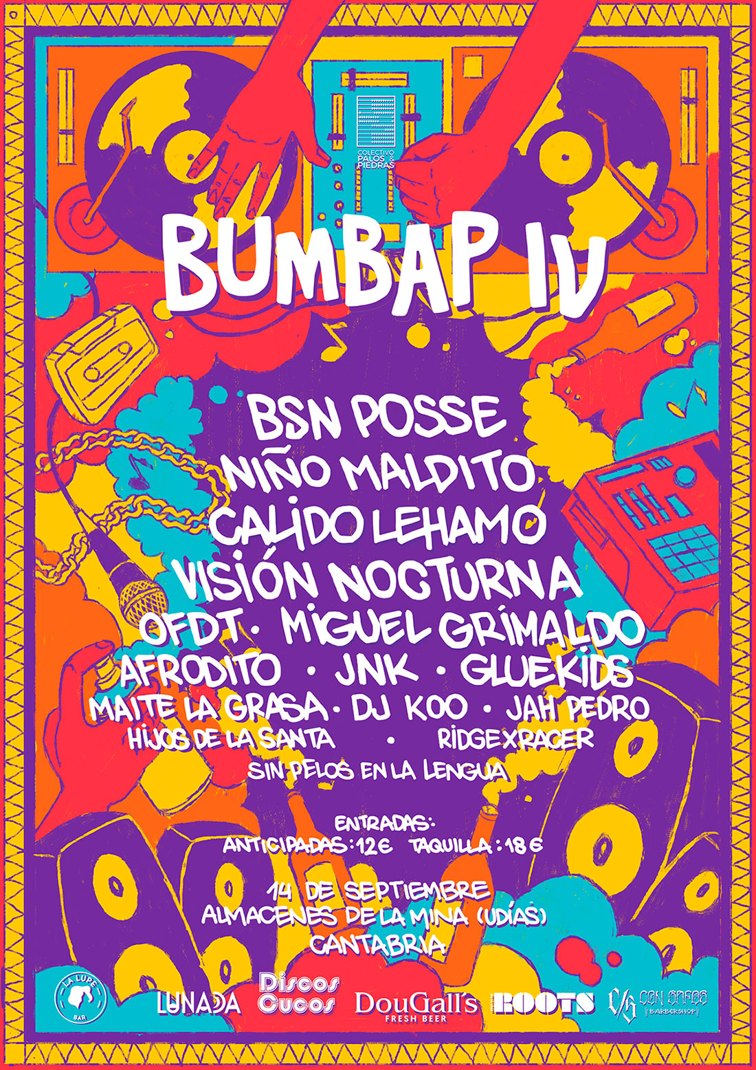 mínimo solicitud Superar Festival Bum Bap 4 - Colisión Hip-Hop Cantabria - Lobolab