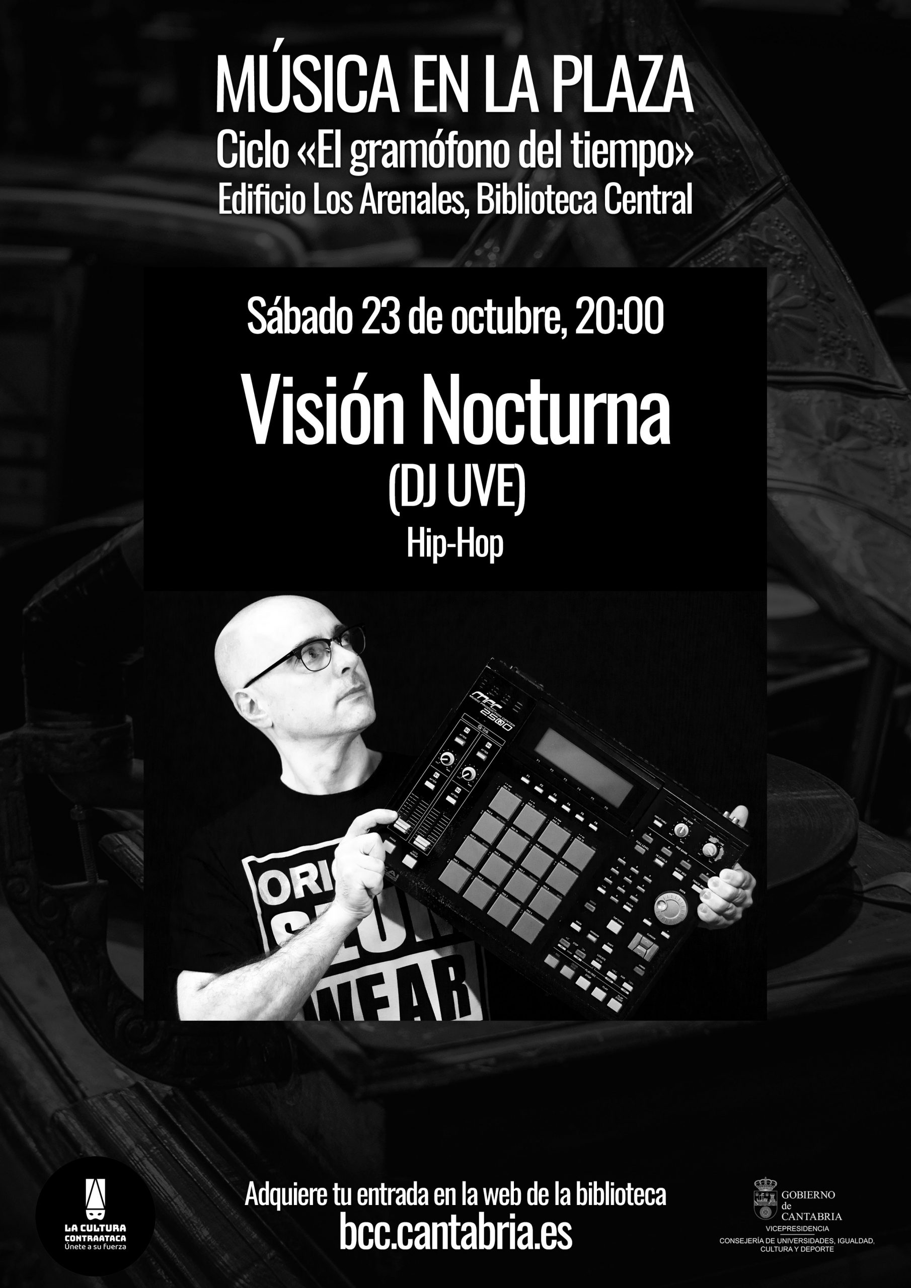 Visión Nocturna en vivo en el Gramófono del Tiempo