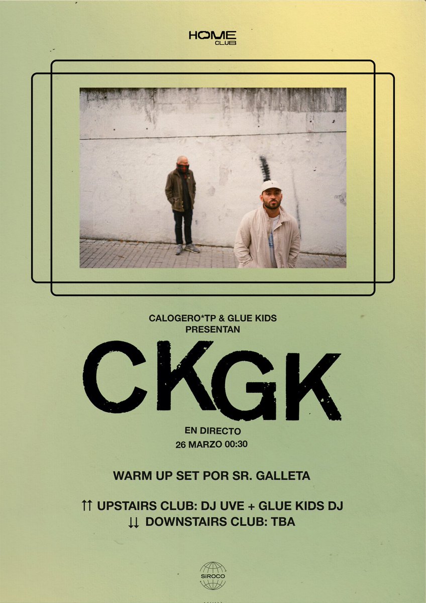 CKGK presentan nuevo disco en Home Club (Siroco, Madrid)
