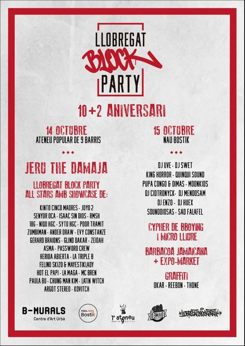 Cartel de la Llobregat Block Party