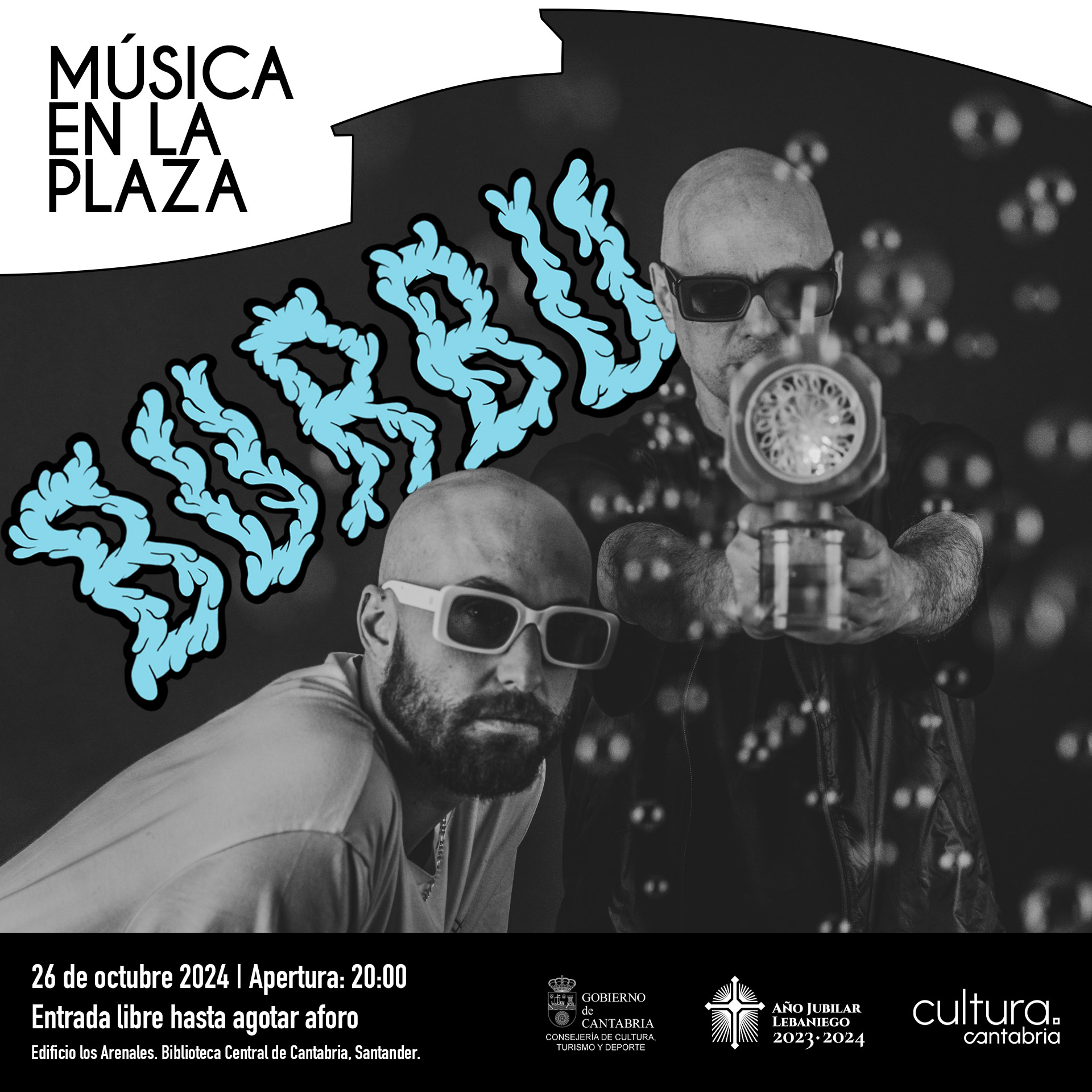 BURBU en directo en la Biblioteca Central de Cantabria